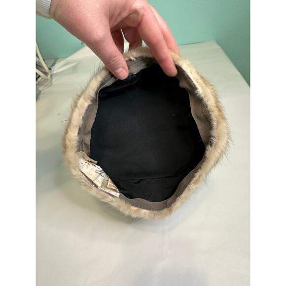 Vintage Fur Hat Mr. Henry New York Mink - Picture 4 of 8